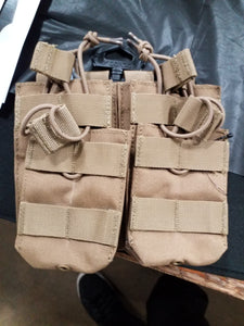 AIRSOFT Tan Double STACK Mag Pouch