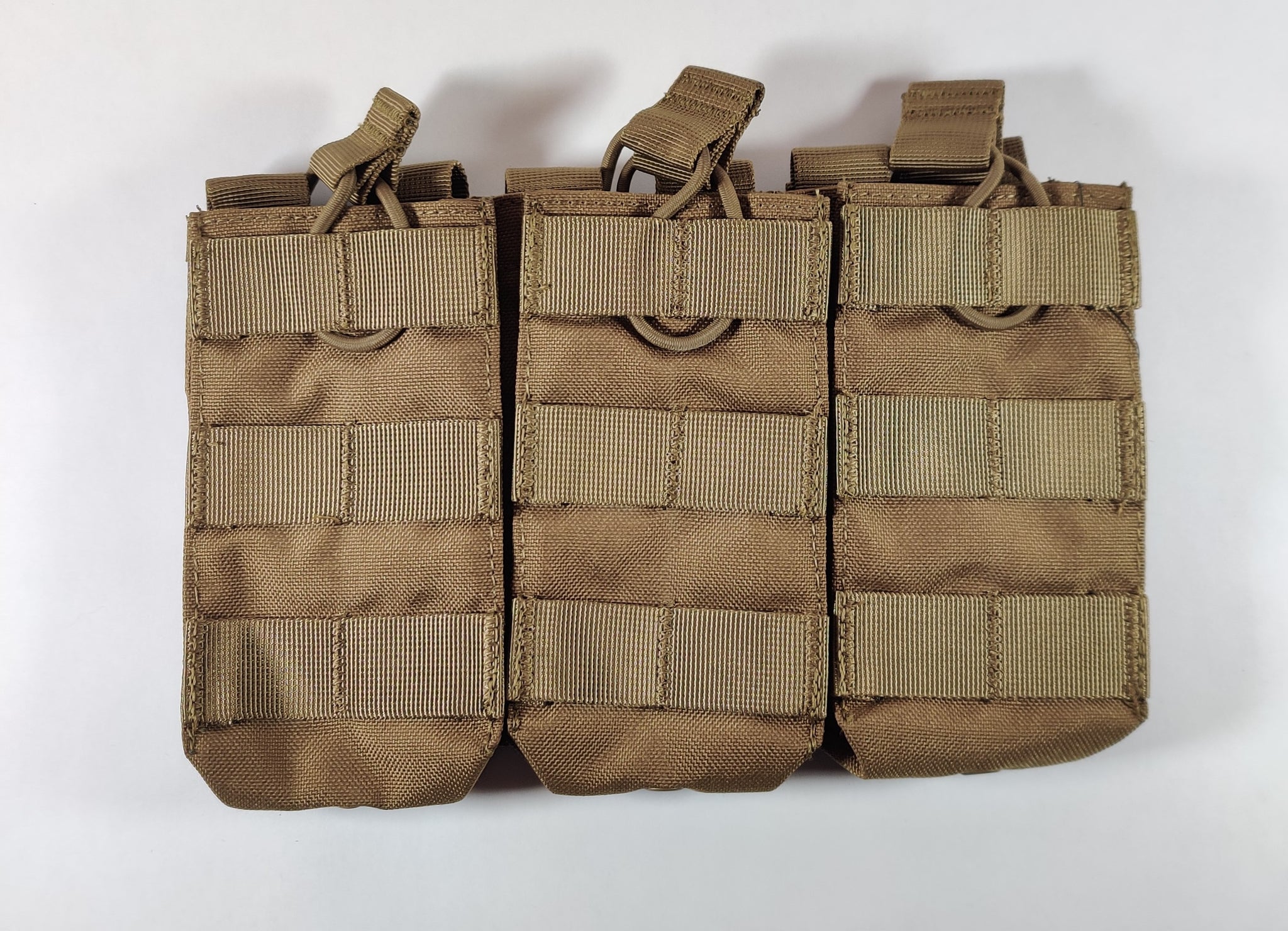Triple Pouch Magazine Modulaire MOLLE Pour Airsoft, Armée, Couleur Coyote Tan
