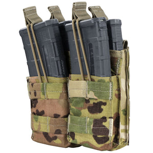 DOUBLE STACKER AIRSOFT AR MAG POUCH WITH SCORPION OCP